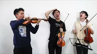 Ray roasted TwoSetViolin for one minute straight