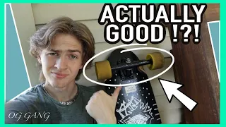 I put longboard trucks on my DINGHY CRUISER BOARD  |  HERES WHAT HAPPENED!