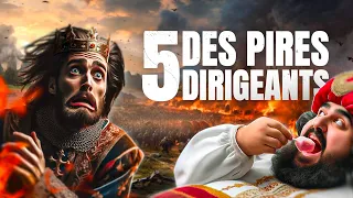 5 Des PIRES Dirigeants de l'HISTOIRE !