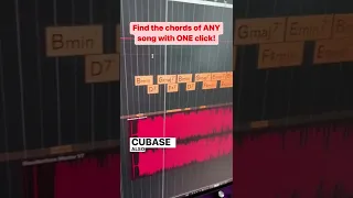 Find the chords of any song with one click! #musicproductiontips #cubase