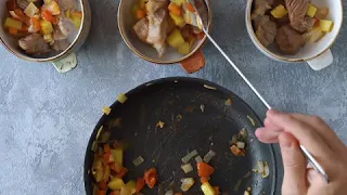 Рецепт жаркого из мяса козлёнка