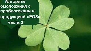 Алгоритм омоложения с пробиотиками и продукцией «РОЗ». 3 часть - Будниченко И.Н 18.02.2016