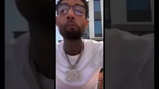 PNB Rock speaking on getting robbed