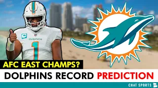 Miami Dolphins 2023 Record Prediction: Can Dolphins Win AFC East? | NFL Schedule Release