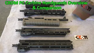 CROM PC Carbine Rails and Handguards Overview