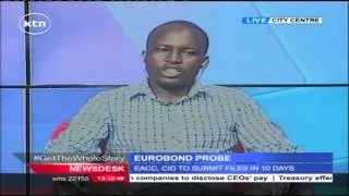 Standard reporter Paul Wafula with a breakdown of the Kenya Euro-bond funds