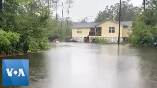 Tropical Storm Cristobal Floods Mississippi Streets