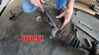 How to Replace Honda CR V Axle that is stuck(Passenger Side)