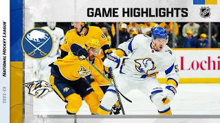 Sabres @ Predators 1/14 | NHL Highlights 2023