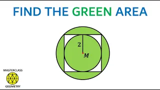 area circle | square side length | geometry problems | solutions | circle | Masterclass Geometry