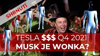 TESLA Q42021 VÝSLEDKY: JE MUSK NOVÝ WILLY WONKA? | BACINA.TV