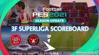 PES 2021 Scoreboard 3F Superliga by Spursfan18