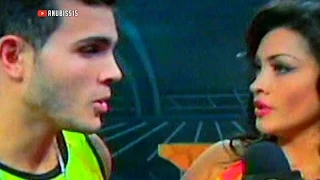 COMBATE: Micheille y Mario Irivarren discuten despues del programa 05/08/14