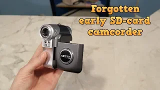 Forgotten Camera - Aiptek ISDV2, an early SD-Card camcorder.