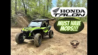 Honda Talon MUST HAVE accessories!