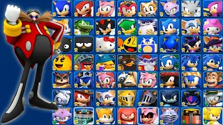 Sonic Dash - Dr. Eggman Unlocked vs All Bosses Zazz Eggman - All 68 Characters Unlocked Gameplay