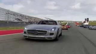 Racing A Mercedes SLS AMG on Forza Motorsport 5 (Test Video @ 60FPS)