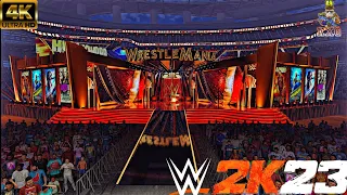 WRESTLEMANIA 39 V2 AT SOFI STADIUM MODDED ARENA WITH RTX ENTRANCES | WWE 2K23 MOD | KanavXGaming KxG