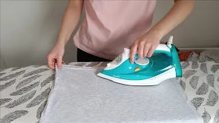 Ironing and folding ASMR (a lot of stuff)