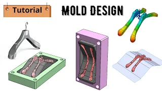 Mold Design in SolidWorks - Core Cavity Hanger Mold