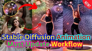 Stable Diffusion Animation Create AI Video Using AnimateDiff With IPA FaceID