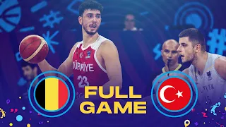 Belgium v Turkey | Full Basketball Game | FIBA EuroBasket 2022