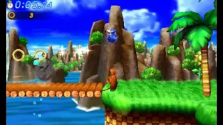 Sonic Generations 3DS - Green Hill - Act 1