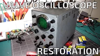 Vintage Kikusui OP-31C Vacuum Tube Oscilloscope Restoration