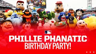 The Phillies pulled out all the stops for the Phillie Phanatic's birthday party!