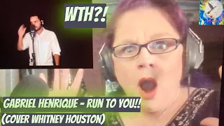 Gabriel Henrique - Run To You (Cover Whitney Houston)!! Reaction!! WTH?!