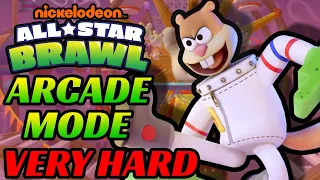 Nickelodeon All-Star Brawl | Arcade Mode: Sandy (Very Hard)