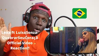 Lexa ft Luisa Sonza- Quebrar Seu Coração Official VideoReaction!!