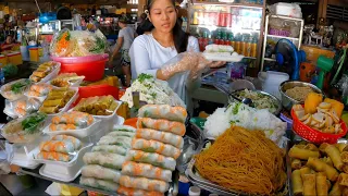 Most Popular Cambodian street food, Delicious Spring Rolls, Roasted Duck, Chicken, Meat & More