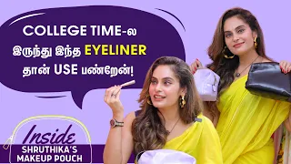 Alia Bhatt மாதிரி Makeup போடுவேன்; என் Face-ஏ Glow ஆகும்! 😍 - Shrutika's Makeup Tips | Makeup Bag