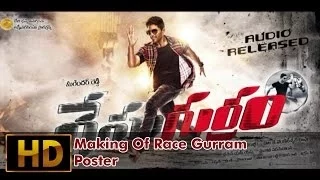 Making Of Race Gurram Poster l Allu Arjun l Shruthi Hassan