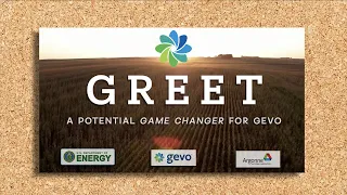 GREET - a potential game changer for Gevo