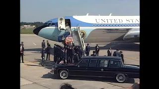 President Reagan's trip to Pope Air Force base on May 10, 1987.