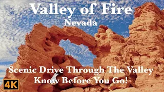 4K VALLEY OF FIRE, NEVADA - BEAUTIFUL SCENIC DRIVE #valleyoffire #scenicdrive #traveldestinations