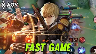 AOV : ERROL/GENOS GAMEPLAY | FAST GAME - ARENA OF VALOR