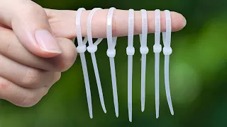 7 Amazing Tricks with Cable Ties that EVERYONE should know
