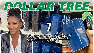 7 NEW Dollar Tree Vase DIY HACKS