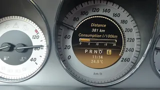 Mercedes C350 CDi 231 hp RWD Fuel Consumption