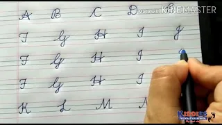 Cursive writing || Capital Letters || Beginners