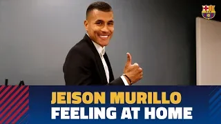 [BEHIND THE SCENES] A taster of Camp Nou for Jeison Murillo