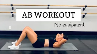 15 MIN AB WORKOUT // No equipment