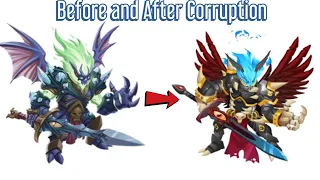 Every Corrupted Monster before Corruption‼️………. (Monster Legends after and before)