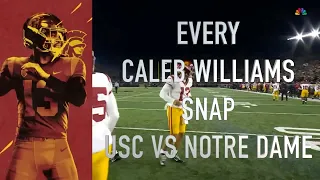 Every Caleb Williams Snap - USC vs Notre Dame 2023 (10:45 runtime)