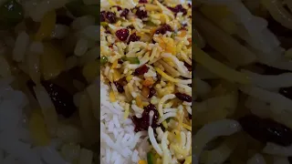 Special Iranian rice with saffron, pestachio and barberry