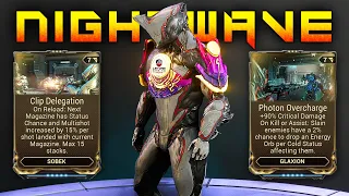 Warframe - New Nightwave Augments | Tenet Glaxion | Kuva Sobek & More