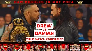 RAW Results | 13 MAY 2024 |